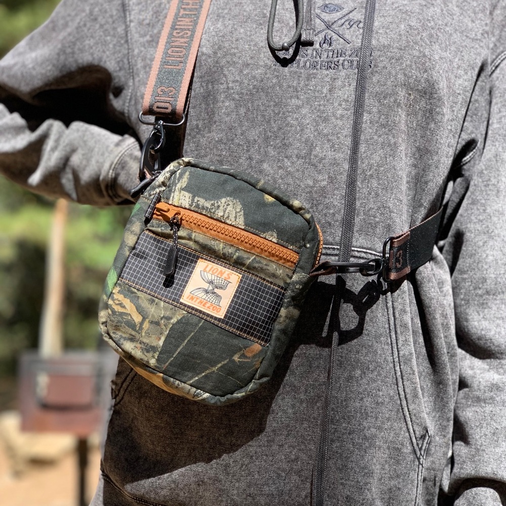 Heavy duty shoulder bag made in the USA